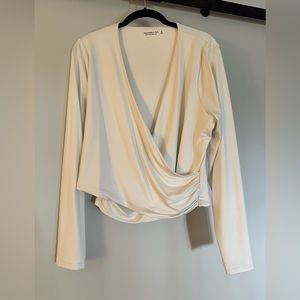 Abercrombie & Fitch faux wrap top